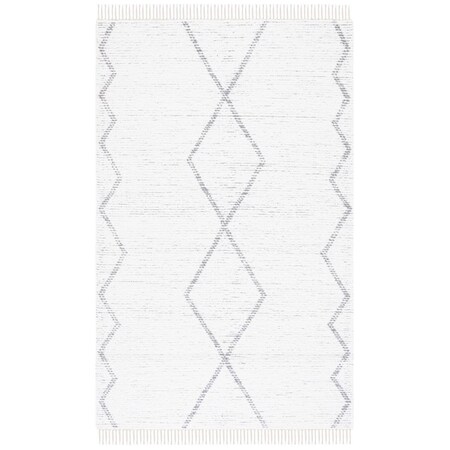 Safavieh 4 x 6 ft. Casablanca Hand Woven Rectangle Area Rug Ivory & Grey CSB464A-4